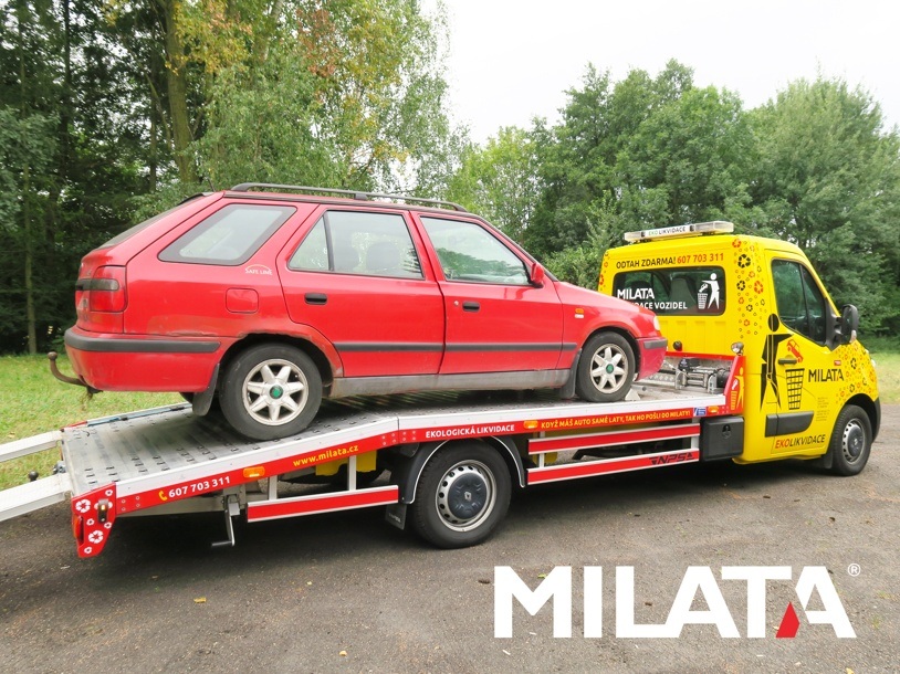 Likvidace auta z Čeladné a okolí