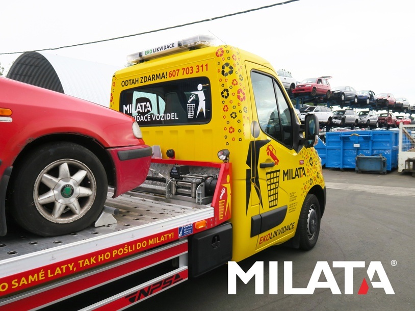 Likvidace autovraku z Ostravy - Třebovic a okolí