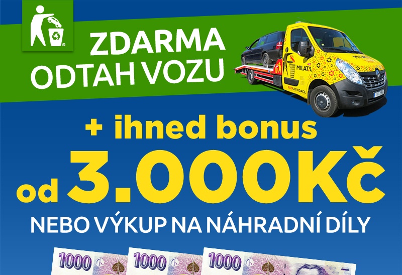 Oblíbené služby ekologické likvidace vozidla + výkup