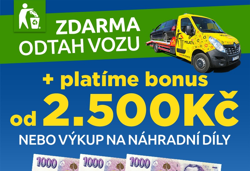 Oblíbené služby ekologické likvidace vozidla + výkup